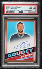2020 Upper Deck Goodwin Champions Goudey Auto Ben Simmons #GA-BS PSA 8 Auto