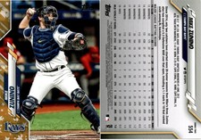 2020 Topps GOLD Star Baseball Card 554 MIKE ZUNINO TAMPA BAY RAYS