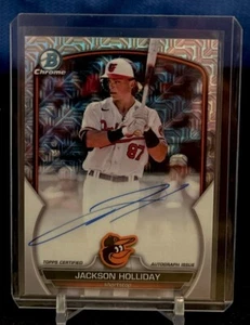 2023 Bowman Chrome Mega Box Jackson Holliday Auto Refractor #BCMA-JH **MINT!!** - Picture 1 of 3