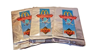 Lote de 3 paquetes de láminas de holograma de hockey de cubierta superior MCDONALDS 1991-92 - Imagen 1 de 3