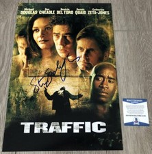 STEVEN SODERBERGH SIGNED AUTOGRAPH TRAFFIC 12x18 PHOTO w/EXACT PROOF BECKETT COA