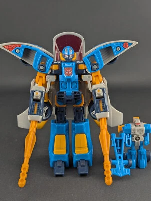 Transformers Micron Legend Silverbolt complete Takara Armada Blurr MC-08 - Image 1 of 4