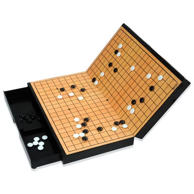 MYUNGIN Folding Magnetic Travel Go Weiqi Baduk Game Set Board Pieces with Drawer - Image 1 of 4