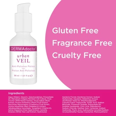 DERMAdoctor Urban Veil anti-pollution potion 30ml/1.01 fl oz  SEALED NEW IN BOX - Image 1 of 4