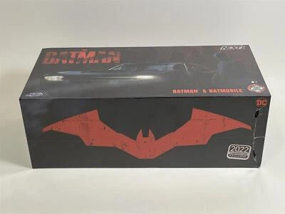 Il Batman E Il Veicolo Batmobile 2022 Comic Con Esclusivo 1:24 Jada 501233740 - Immagine 1 di 4