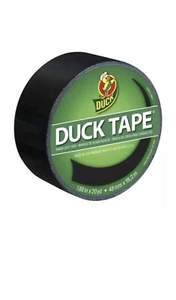 Duck Brand Duct Tape 1.88IN X 20Yd Black Tape QTY 3 - Picture 1 of 3
