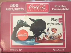 Coca Cola 2004 Coke Jigsaw Puzzle 2004 Play Refreshed Karma International 500 pc - Picture 1 of 3