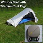Lightweight BikePacking Tent - STATION13 Whisper - 1 Person Tent - just 1.3kgs