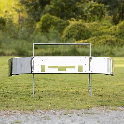 Parachoques Freightliner Century / Columbia - 14" cromo envoltura completa - también se adapta a planeador Foto 1 de 4