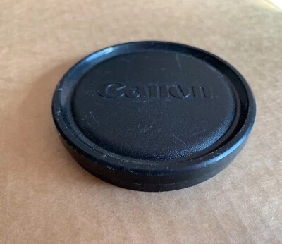 Canon vintage 86mm fit plastic push on lens cap - Image 1 of 2