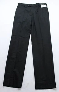Pronto Uomo Men's Modern Fit Suit Separates Pants BL1 Black Solid Size 32x32 NWT - Picture 1 of 4