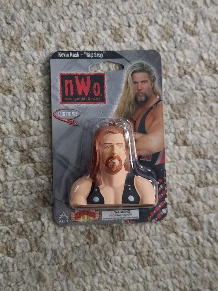 VINTAGE ALPI KEVIN NASH FOAM KEYCHAIN ( NEW OLD STOCK ) - Image 1 of 1