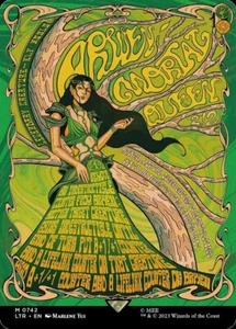 FOIL | BORDERLESS POSTER | Arwen, Mortal Queen | NM Never played! | LTR 742 - Picture 1 of 3