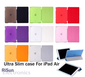 Screen Protector & Ultra Slim Magnetic Smart transparent For iPad Air - Picture 1 of 11