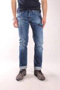 Replay MA946K 100 246 007 Ronas Jeans Uomo, Denim, Blu, Pantaloni - Foto 1 di 7
