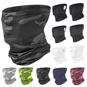Outdoor Hiking Balaclava Headgear Cooling Face Mask Neck Gaiter Bandana Scarves - Picture 1 of 23