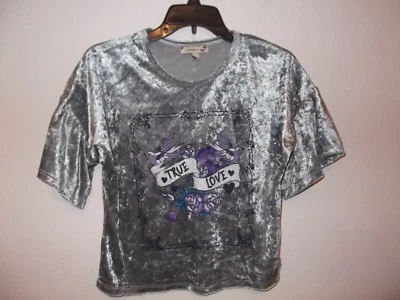 SPEECHLESS - GIRLS - TOP - GRAY MULTI - SIZE LARGE     (AC-27-466) - Image 1 of 3