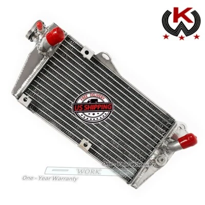 Aluminum Cooling Radiator For Kawasaki KLR650 KLR 650 1987-2007 2006 2005 2004 - Imagem 1 de 4