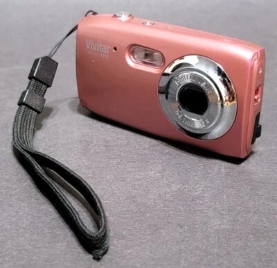 Vivitar Vivicam 5118 5.1 MP Digital Camera f=5.1mm F2.8 Pink - Image 1 of 4