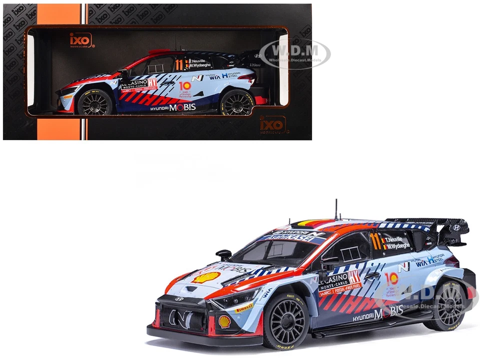 IXO 1/18 - HYUNDAI I20 N RALLY1 - RALLY MONTE-CARLO 2024 18RMC194