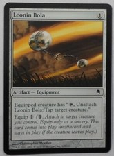 MAGIC THE GATHERING MTG 2004 DARKSTEEL LEONIN BOLA ARTIFACT CARD