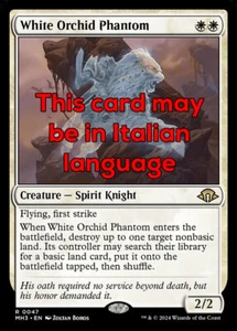 MTG WHITE ORCHID PHANTOM EXC - FANTASMA DELL'ORCHIDEA BIANCA 47 - MH3 - MAGIC - Foto 1 di 1