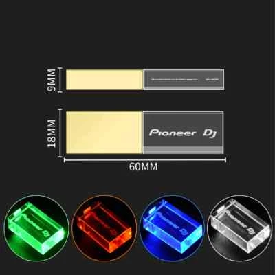 CHIAVETTA USB PIONEER DJ LED USB 2.0 PEN DRIVE VARI COLORI UNITA ESTERNA 64/128 - Immagine 1 di 4