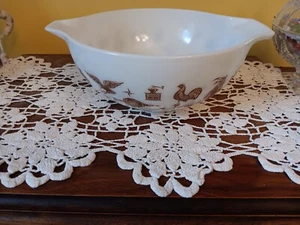 Tazón mezclador vintage Pyrex Early American 2 1/2 qt #443 - Imagen 1 de 8