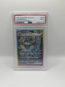 Vaporeon ex 205/187 Sv8a: Terastal Fest Ex (KOREAN) Mint Grade 9 - Picture 1 of 1