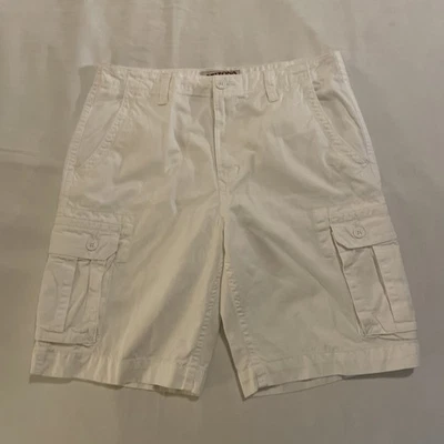 Arizona Jean Co. para hombre Pantalones cortos cargo talla 33 blancos Foto 1 de 4