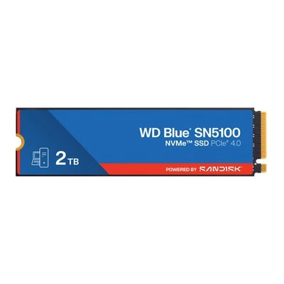 SANDISK WD Blue® SN5100 NVMe™ POWERED BY Festplatte, 2 TB SSD M.2 via NVMe, inte - Bild 1 von 3