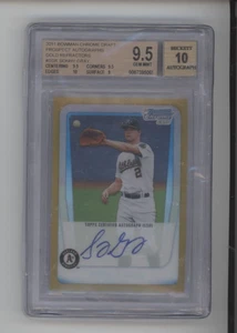 2011 BOWMAN CHROME SONNY GRAY RC ROOKIE AUTO AUTOGRAPH BGS 9.5 GOLD REFRACTOR 50 - Picture 1 of 1