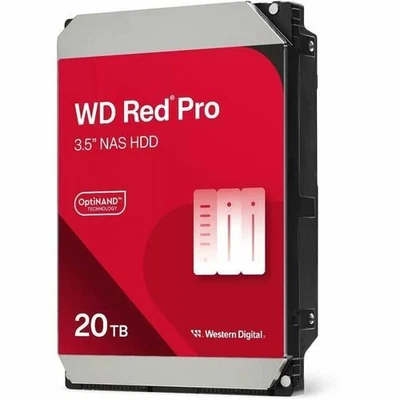 WD Red Pro WD202KFGX 20 TB Hard Drive - 3.5  Internal - SATA - Conventional Magn - Image 1 of 2