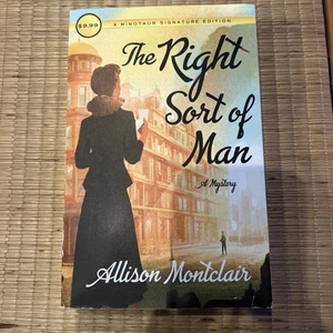 Right Sort of Man : A Sparks and Bainbridge Mystery by Allison Montclair (2020, - Bild 1 von 2
