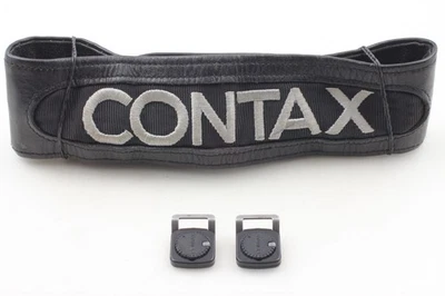 Rare [Exc+5] Contax 645 Genuine Leather Neck Shoulder Strap & Lugs From JAPAN - Image 1 of 4