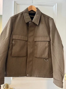 NEW ALLSAINTS Myers Cotton Military Jacket Khaki color Size M - Picture 1 of 7