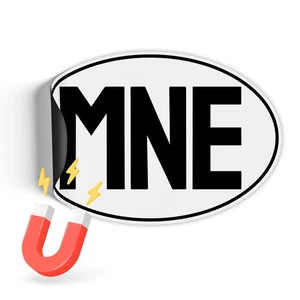 Länderkennzeichen 17,5x11,5cm nach DIN EU-Norm Magnetschild RV005-26 Montenegro - Picture 1 of 7