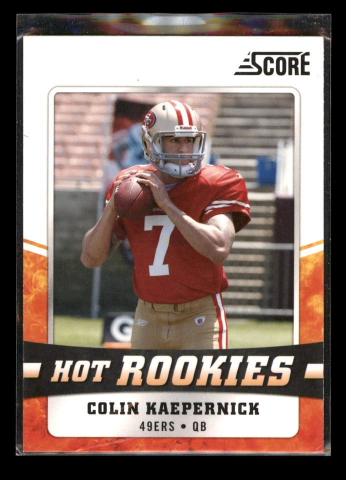 2011 Score #8 Colin Kaepernick Hot Rookies Gold Zone Rookie - Image 1 of 2