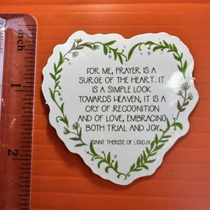 Calcomanía PEGATINA cita bíblica de Jesucristo - Imagen 1 de 1