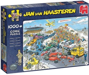 New Jumbo Jigsaw Puzzle 1000 Pieces 19093 Jan van Haasteren Formule 1 - Picture 1 of 2