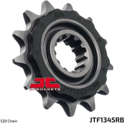 JT Rubber Cushioned Steel Front Sprocket - 13T Motorcycle ATV/UTV JTF1345.13RB - Image 1 of 4