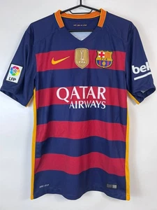 CAMISETA DE FÚTBOL LOCAL BARCELONA 2015 2016 NEYMAR #11 NIKE 658794-422 TALLA S - Imagen 1 de 6