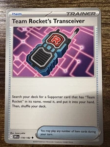 Team Rocket's Transceiver Uncommon SV10: Destined Rivals 178/182 NM - Picture 1 of 2