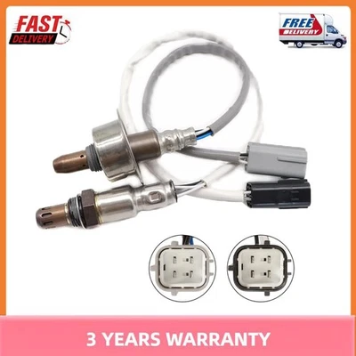 For Nissan Versa 1.8L L4 Sentra 2.0L L4 2008 2009 2PCS Oxygen Sensor Upper+Lower Foto 1 de 4