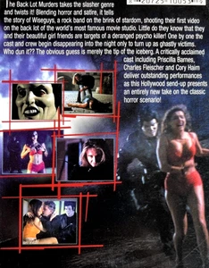 The Backlot Murders (VHS, 2002) PRISCILLA BARNES HORROR - Bild 1 von 2