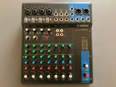 Yamaha MG10 10 Channel Stereo Mixing Console - Image 1 of 4
