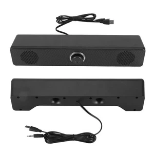 Computer Speaker BT Desktop Soundbar HiFi Stereo Sound Volume Adjustable Min Fit - Bild 1 von 23