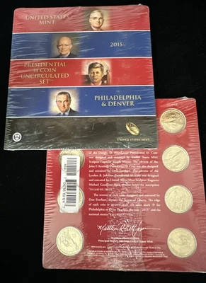 2015 P&D PRESIDENTIAL UNCIRCULATED SET!!   PHILA. AND DENVER MINT!  SEALED!! - Image 1 of 2
