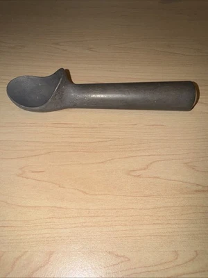 The Pampered Chef Vintage Helado Cuchara Mango Aluminio Extremo Blanco Foto 1 de 4