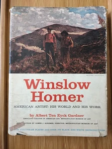 Vintage 1961 Winslow Homer His World & His Work Art Book Gardner HC Bramhall - Picture 1 of 5
